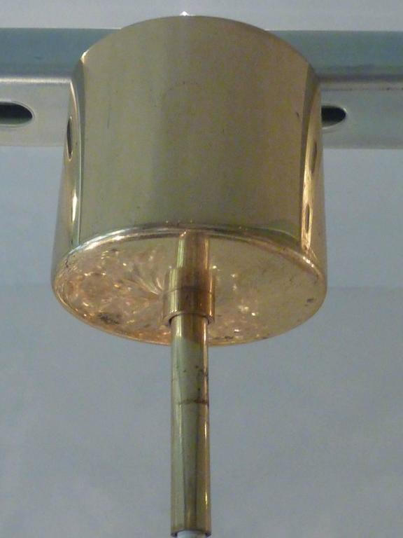 Pair of Doria Petit Organic Glass Tube Light Fixtures Pendants For Sale