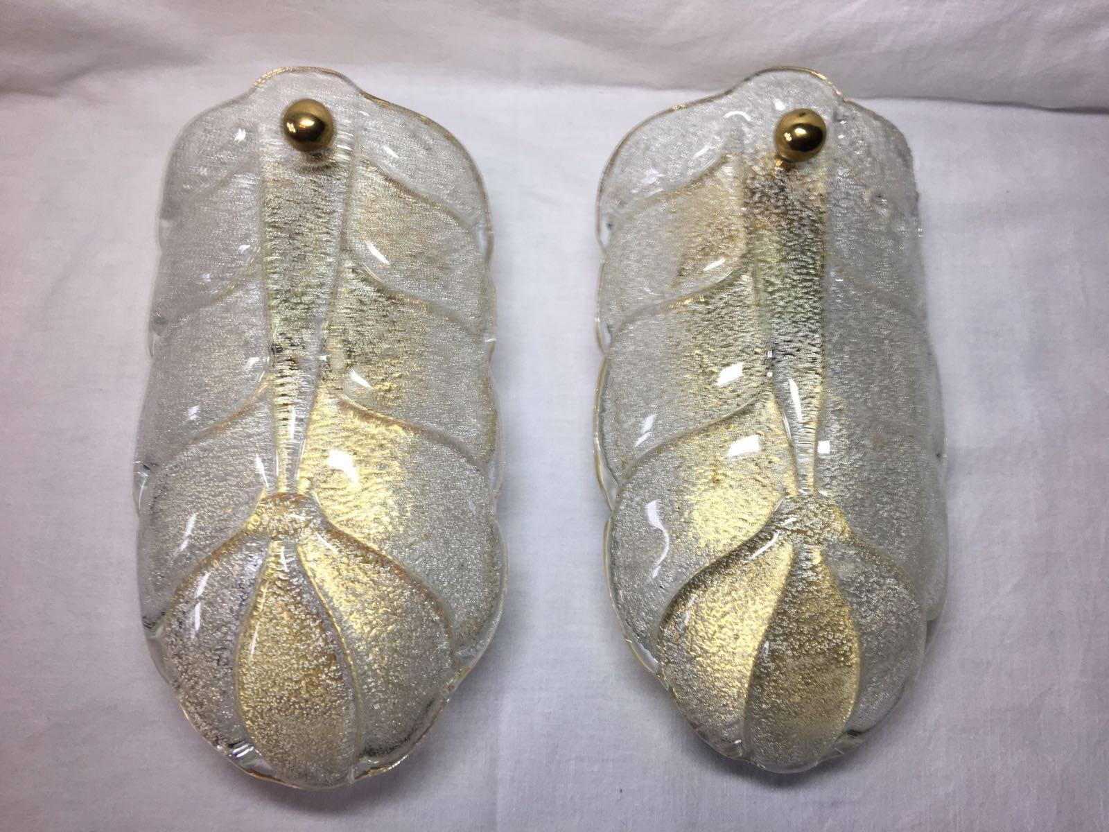 Mid-20th Century Pair of Hollywood Regency Style Sconces Attributed Carl Fagerlund, Sweden For Sale