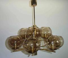 Mid-Century Modernist Chandelier by Hans-Agne Jakobsson