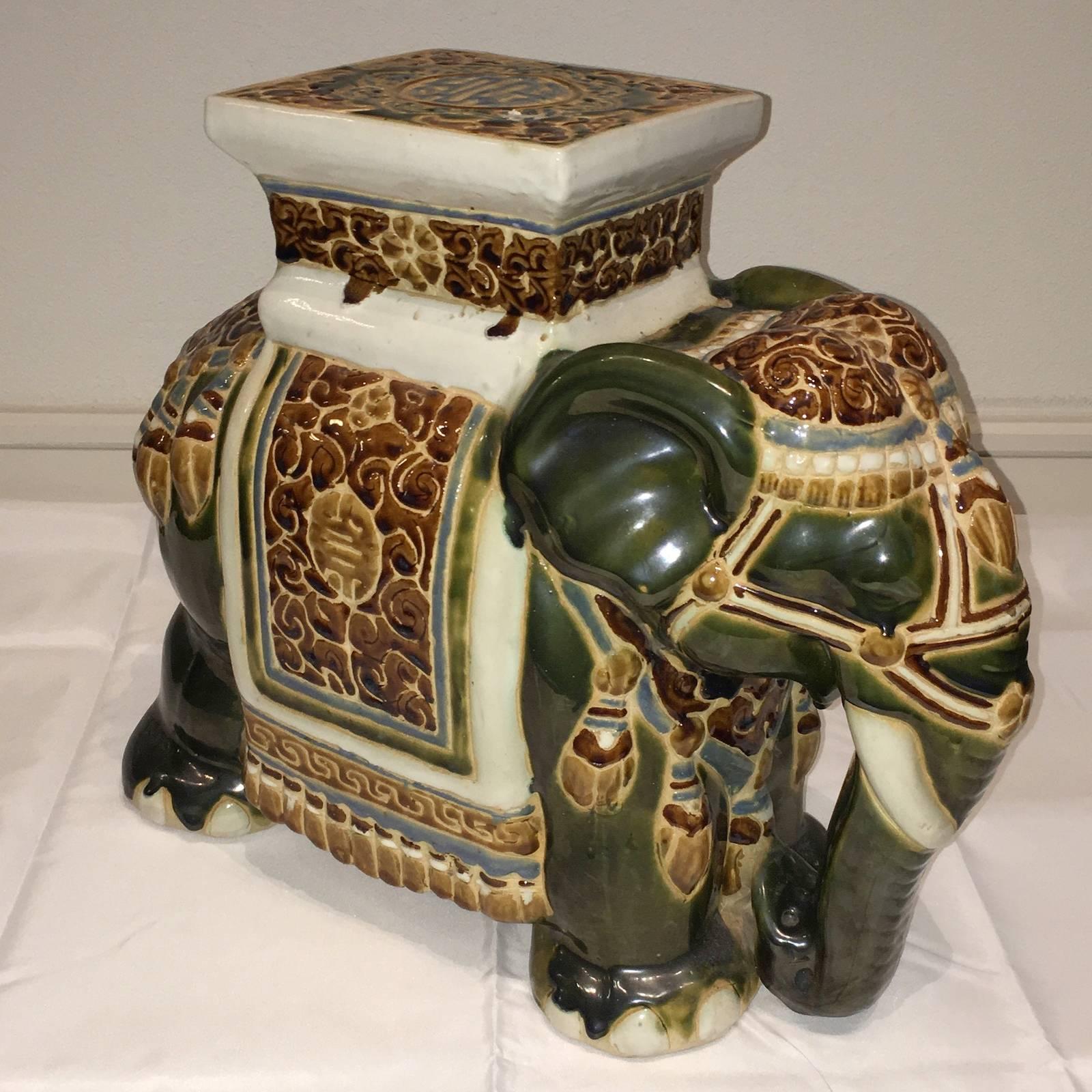 Elephant Garden Stool or Side Table For Sale at 1stDibs | garden stool ...