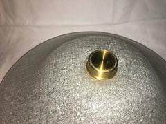Peill and Putzler Flush Mount Ceiling Lamp in Koch and Lowy Style