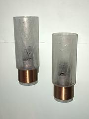 Pair of Doria Leuchten Modernist Glass Sconces