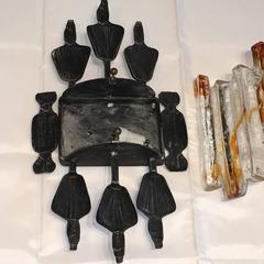 Tom Ahlstrom and Hans Ehrich Brutalist Mid-Century Wall Sconce