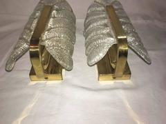 Pair of Hollywood Regency Style Sconces Attributed to Carl Fagerlund, Sweden