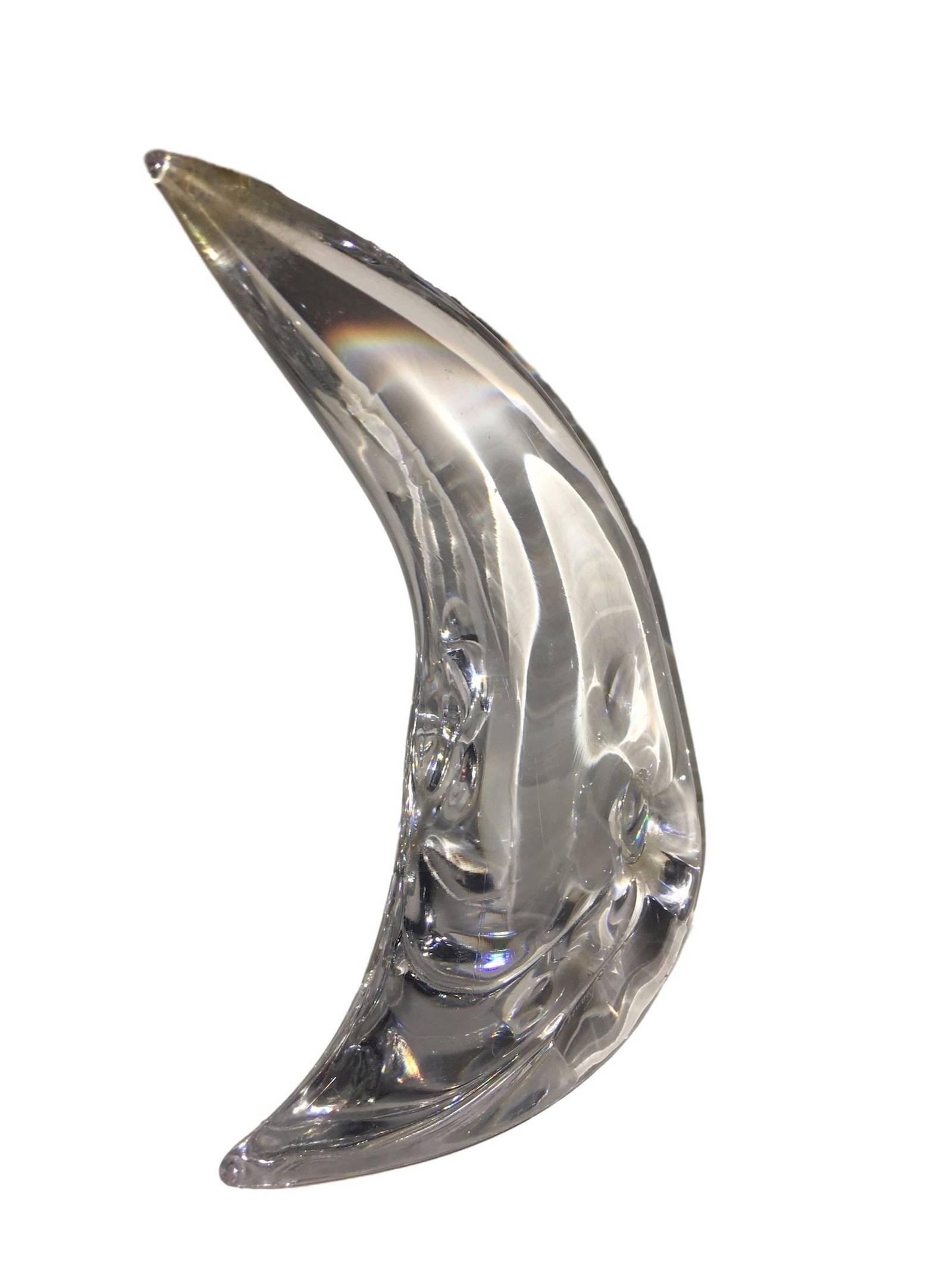 French Daum France Signed Glass Fish For Sale