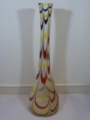 Italian Sommerso Large Floor Vase Murano Handmade