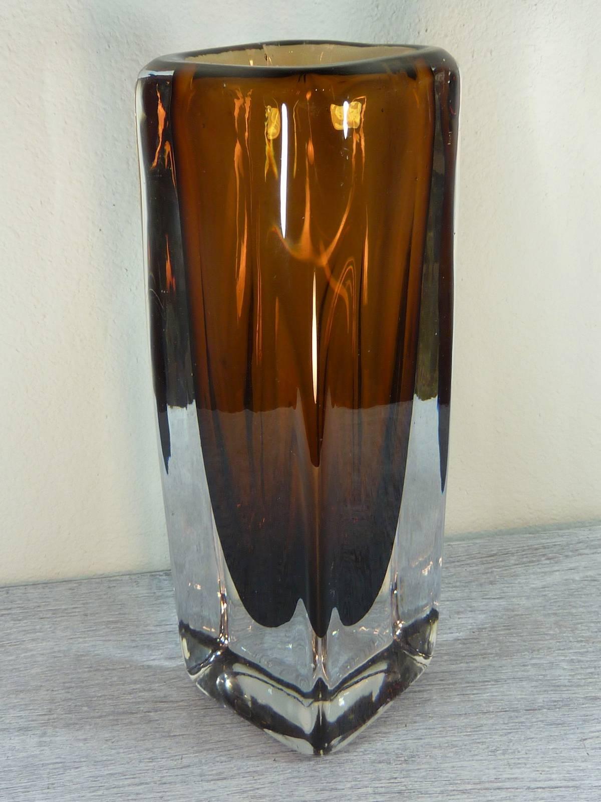 1970s glass vases