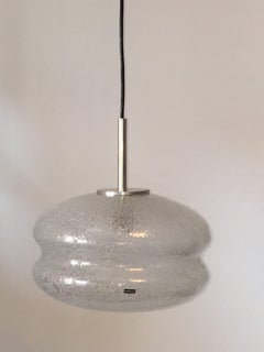 Air Bubble Glass Pendant Chandelier 1960s by Doria Leuchten