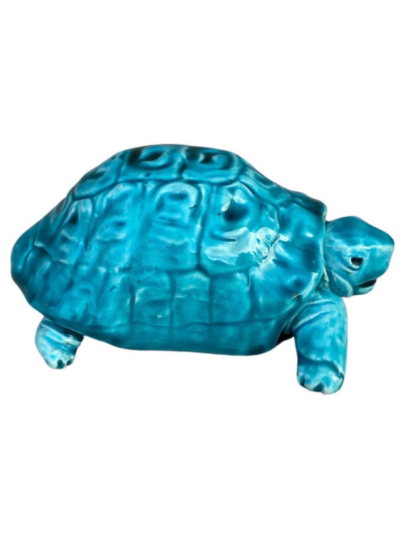 Céramique Jardiniere Aqua Majolica Square Minton du 19e siècle en vente