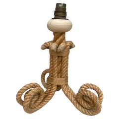 Mid-Century Rope Lamp Adrien Audoux & Frida Minet