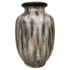 Grand vase en poterie Art Déco Antoine Dubois Bouffioulx