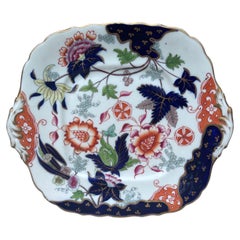 Piatto da portata inglese in pietra ferrosa, 1890 circa