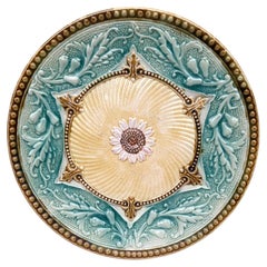 19th Century French Majolica Plate
