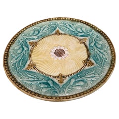 19th Century French Majolica Plate