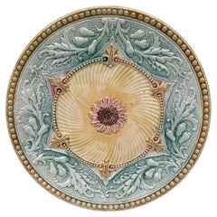 19th Century French Majolica Plate