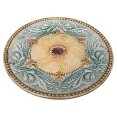 19th Century French Majolica Plate