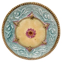 19th Century French Majolica Plate