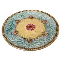 19th Century French Majolica Plate