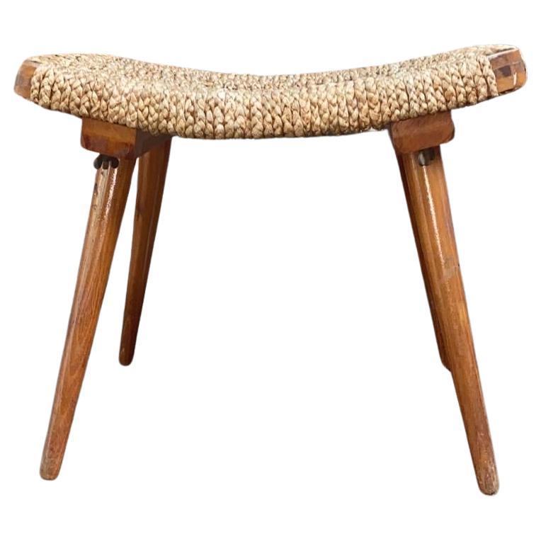 Mid-Century Stool Adrien Audoux & Frida Minet