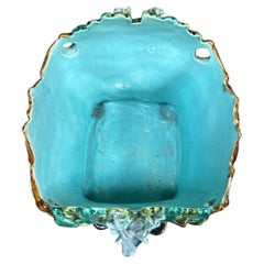 Französischer Majolika-Jagd-Cache-Topf Onnaing, um 1880