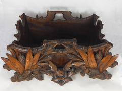 19th Century Black Forest Bird & Reeds Jardiniere