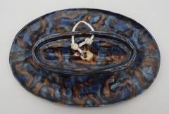 19th Majolica Palissy Fish Platter Thomas Sergent