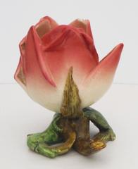 19th Century Majolica Rose Vase Delphin Massier