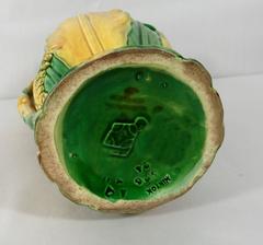 19th Century Majolica Minton Wheat and Leaves Pitcher