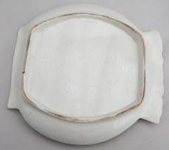 19th Majolica Asparagus Platter Keller and Guerin Luneville