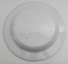 19th Century Blue and White Staffordshire Plate Clews