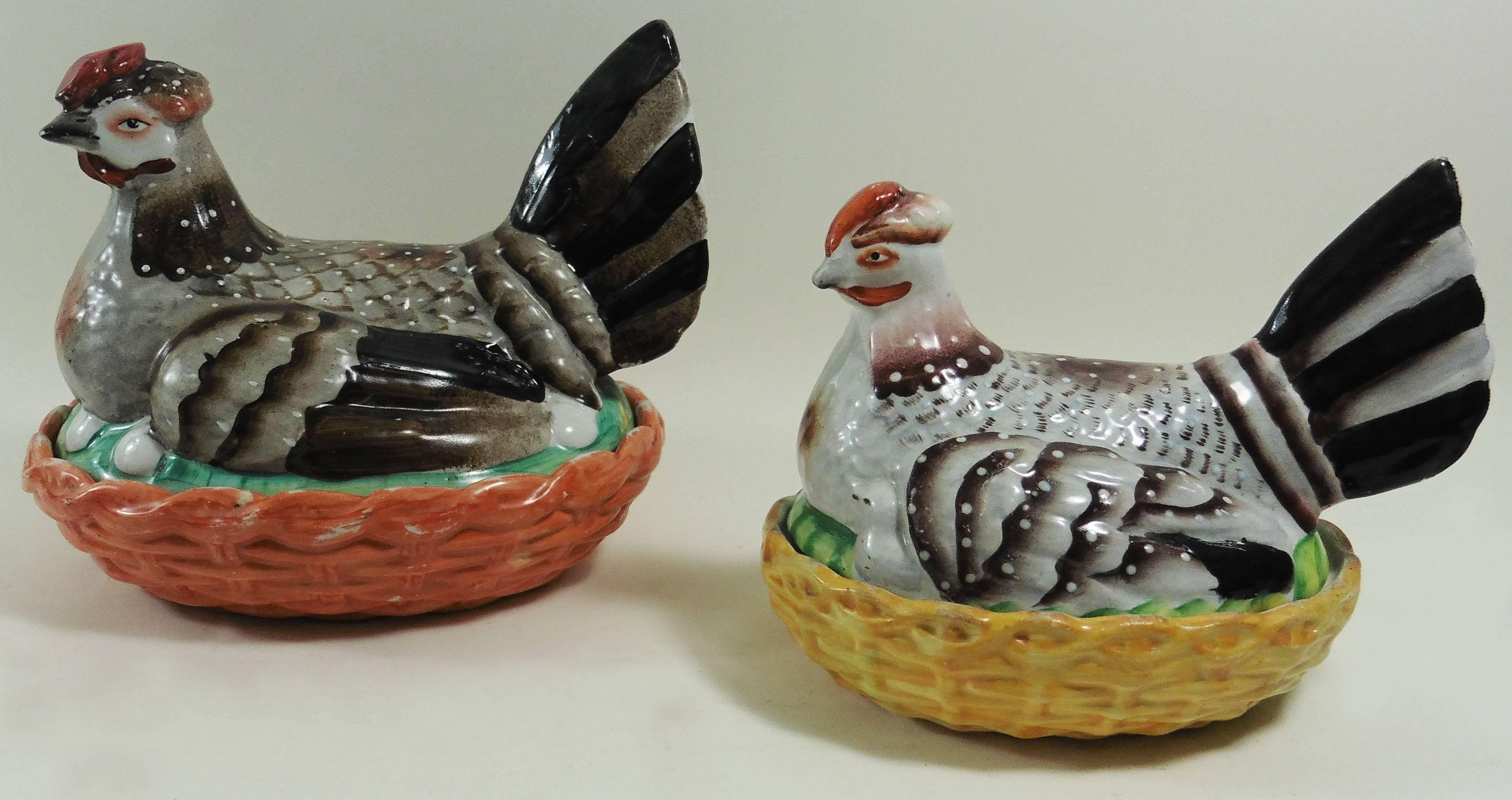 British 19th Century Staffordshire Hen on Nest Tureen