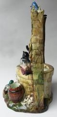 Majolica Bird Well Jerome Massier, circa 1900