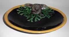 Rare Majolica Fishes Dish Joseph Holdcroft, circa 1875