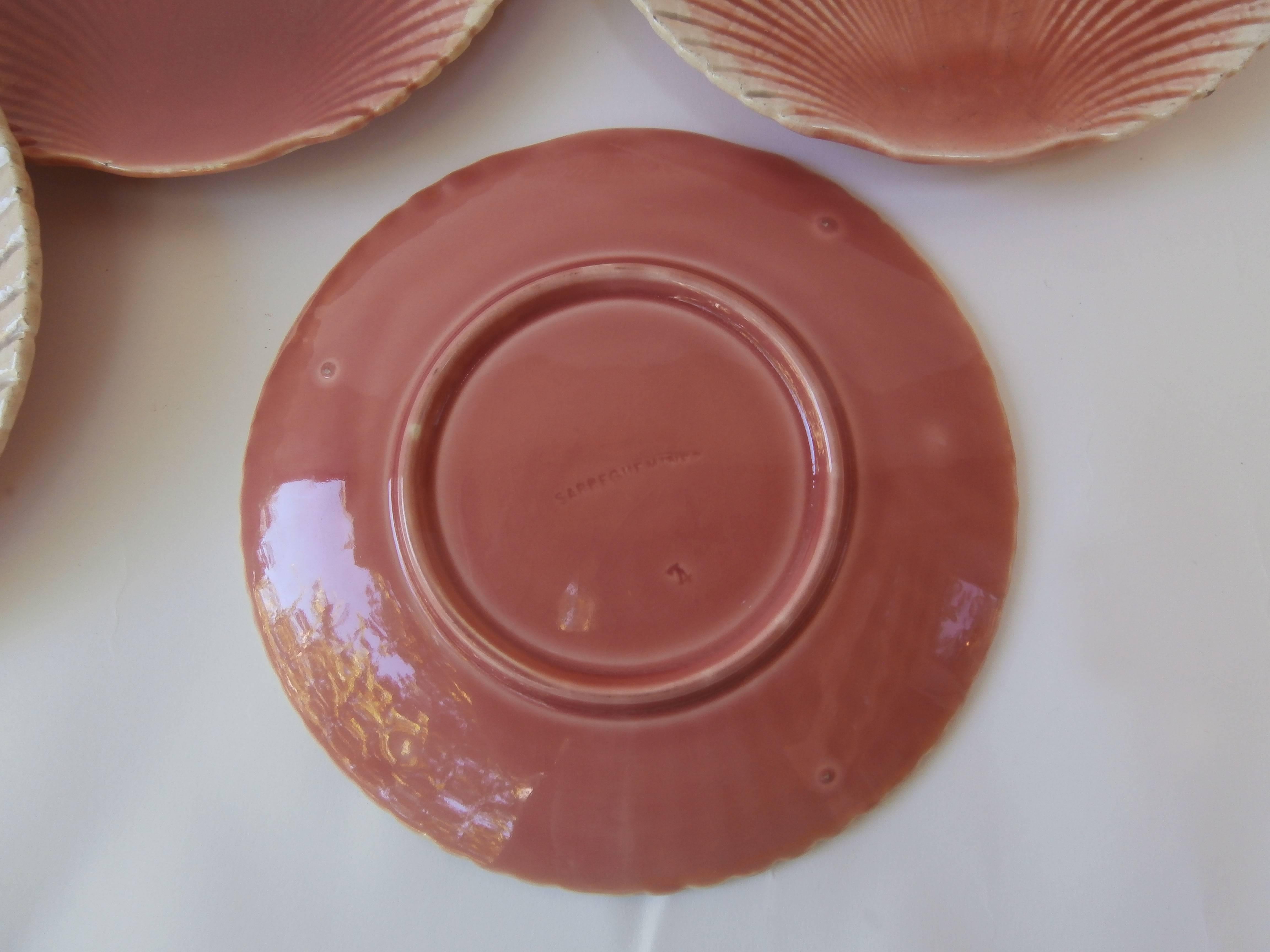 sarreguemines shell plates