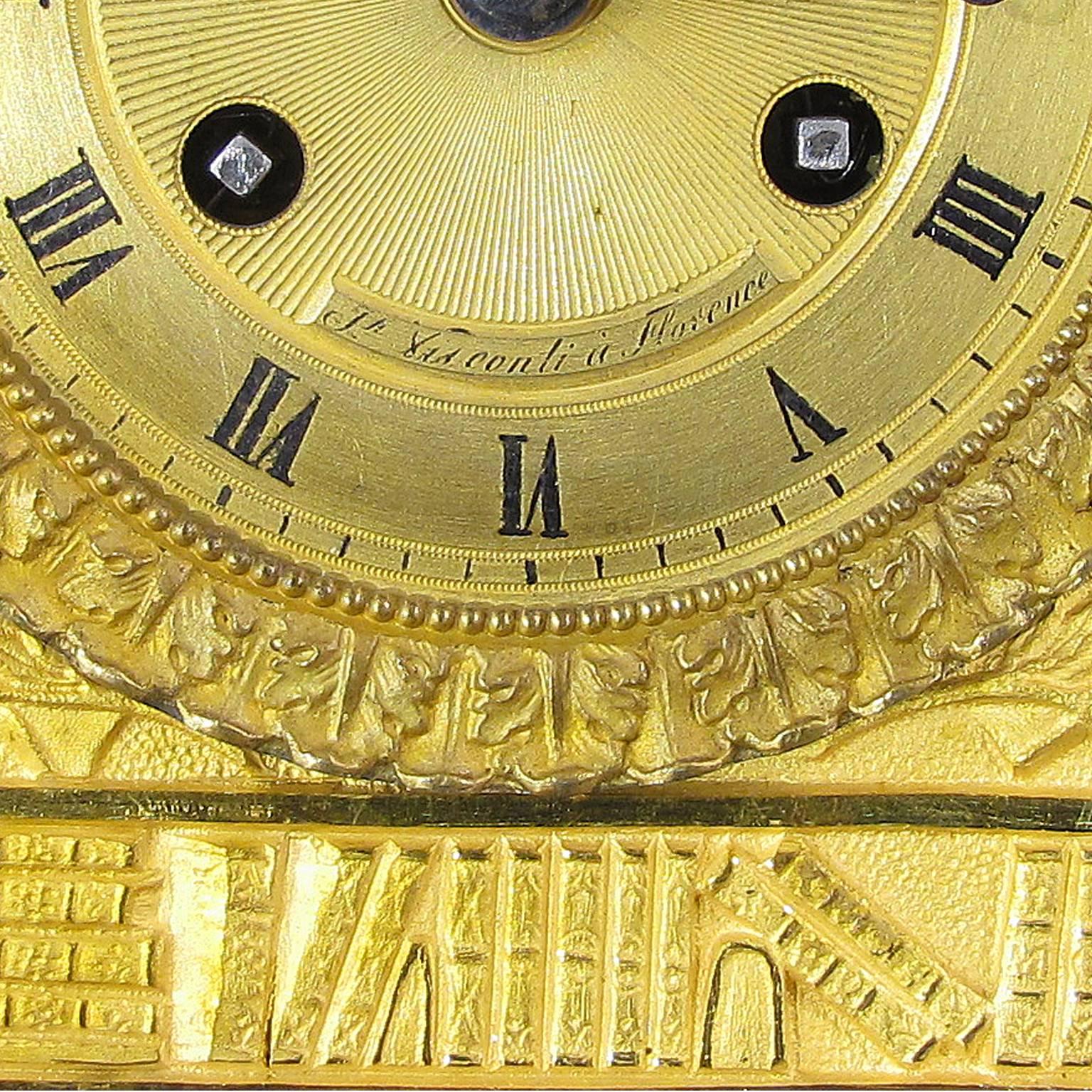 18th Century French Neoclassical Ormolu Pendulum Clock Astronomical Allegory 1