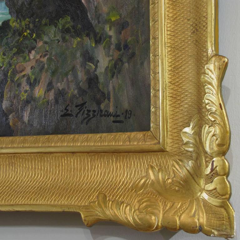 20th Century Italian Painting Depicting the Amalfi Coast by Guglielmo