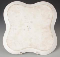 Antique Sèvres Louis XVI Hand-Painted Porcelain Tray Platter