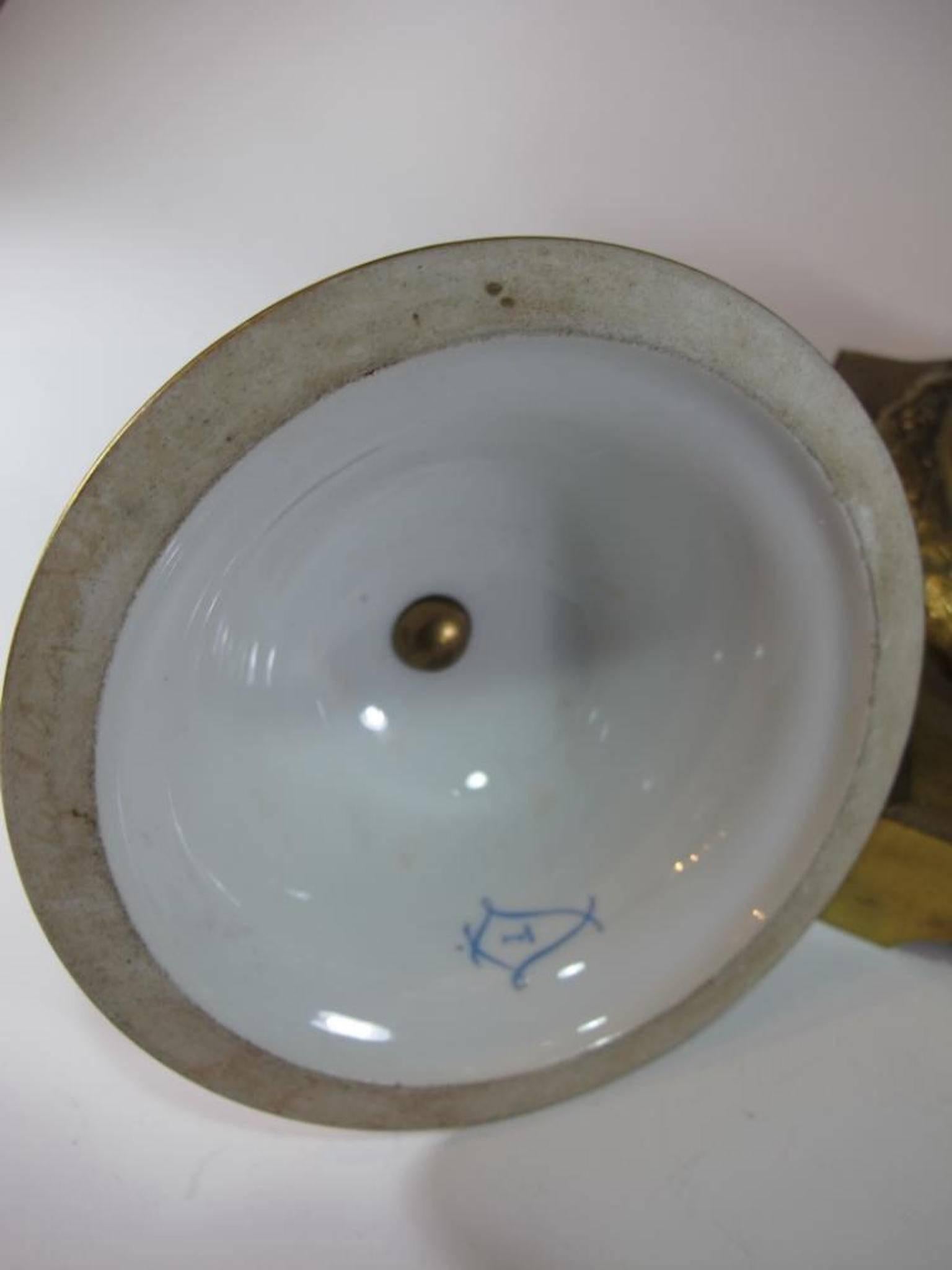 19th Century French Sevres Bronze and Porcelain Urn 6