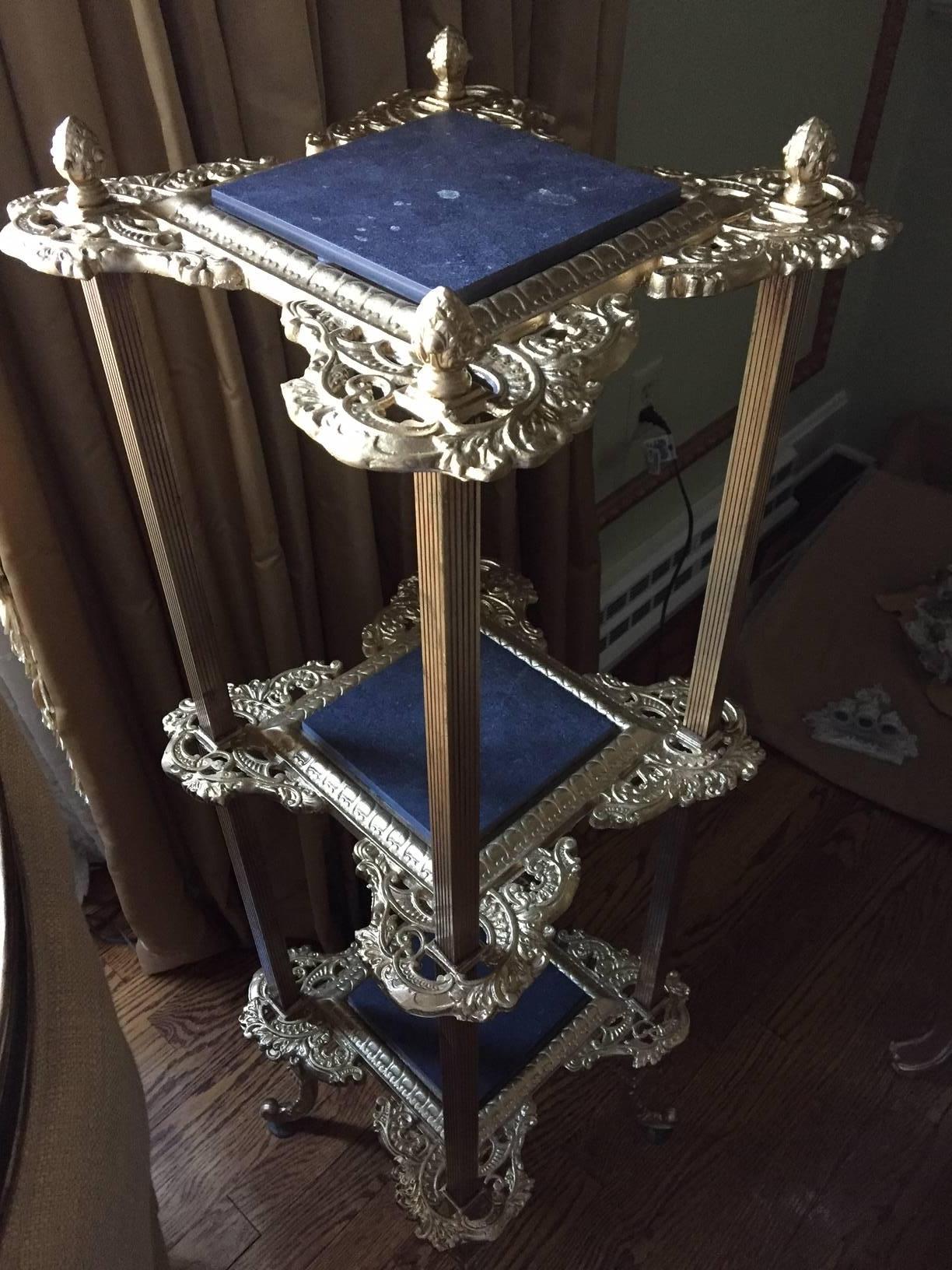 Late 19th Century Antique French Plant Stand In Good Condition In Washington Crossing, PA