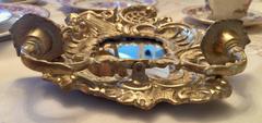 Antique Gilt Bronze Ormolu Double Wall Sconce