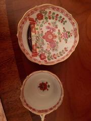 19th Century Vintage German Meissen Demitasse Cup and Saucer