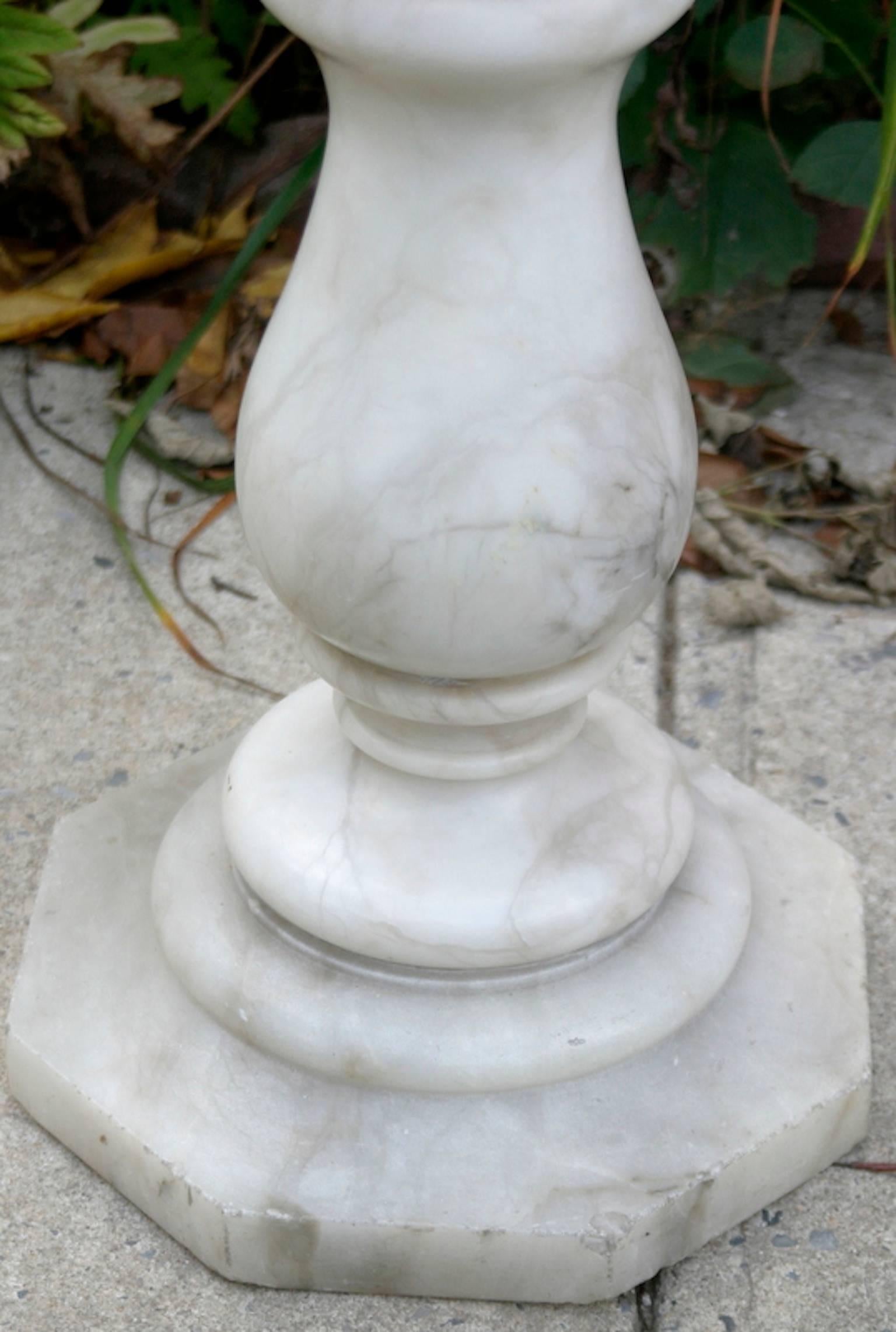 marble display pedestal