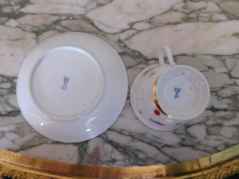 Late 19th Century Meissen Porcelain Augustus Rex Kakiemon Cup and Saucer 3