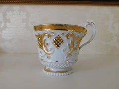 Early 19th Century Meissen Porcelain Cup and Saucer