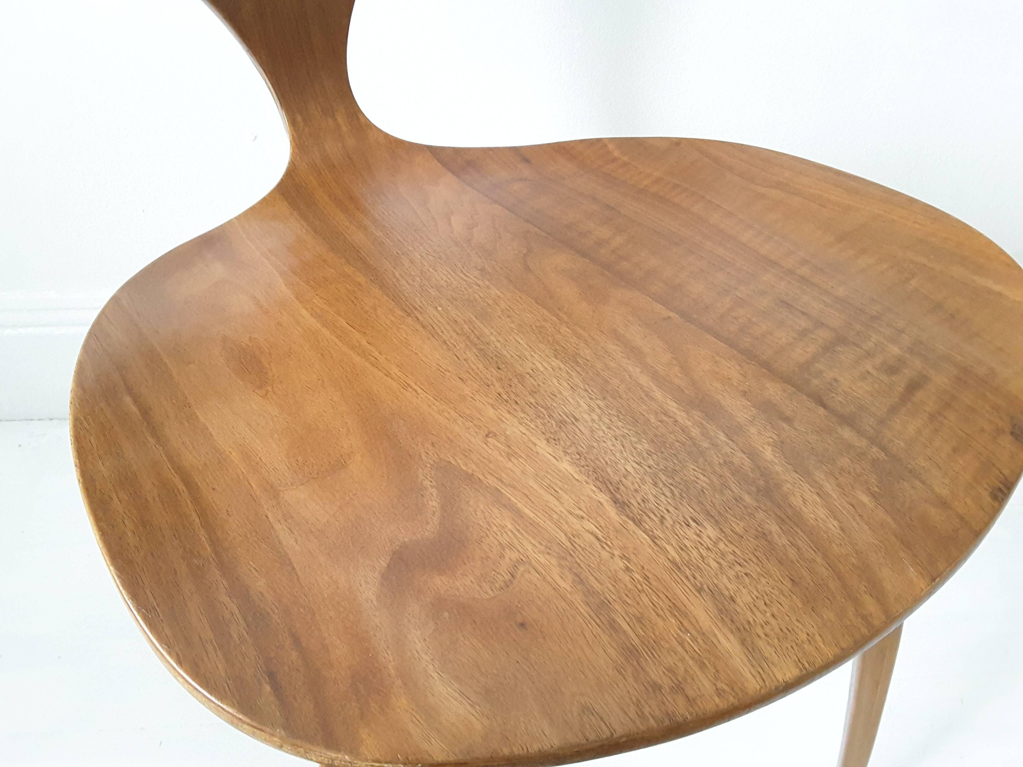 Mid-Century Bent Plywood Cherner Chair Designed by Norman Cherner for Plycraft 3