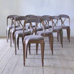 Vintage A rare run of Evertaut Chairs
