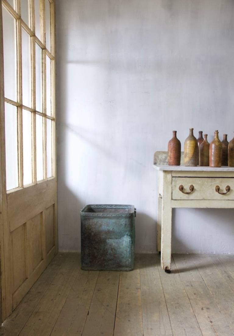 Verdigris Copper Tub In Good Condition In Stamford, GB