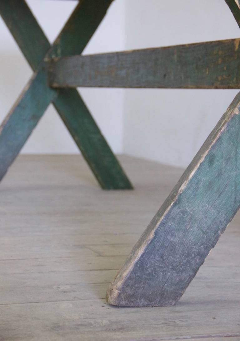 X-Frame Primitive Vendange Table, Germany circa 1900 For Sale 1