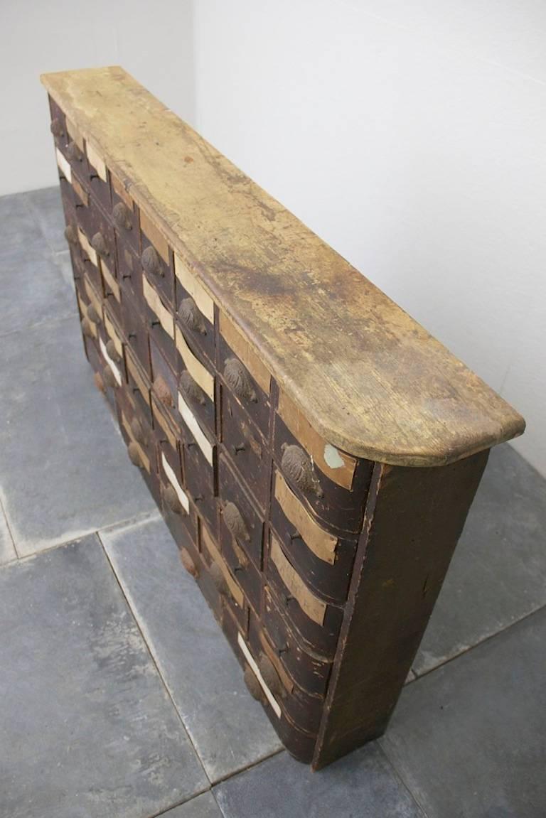 19th Century Bank of Drawers In Good Condition In Stamford, GB