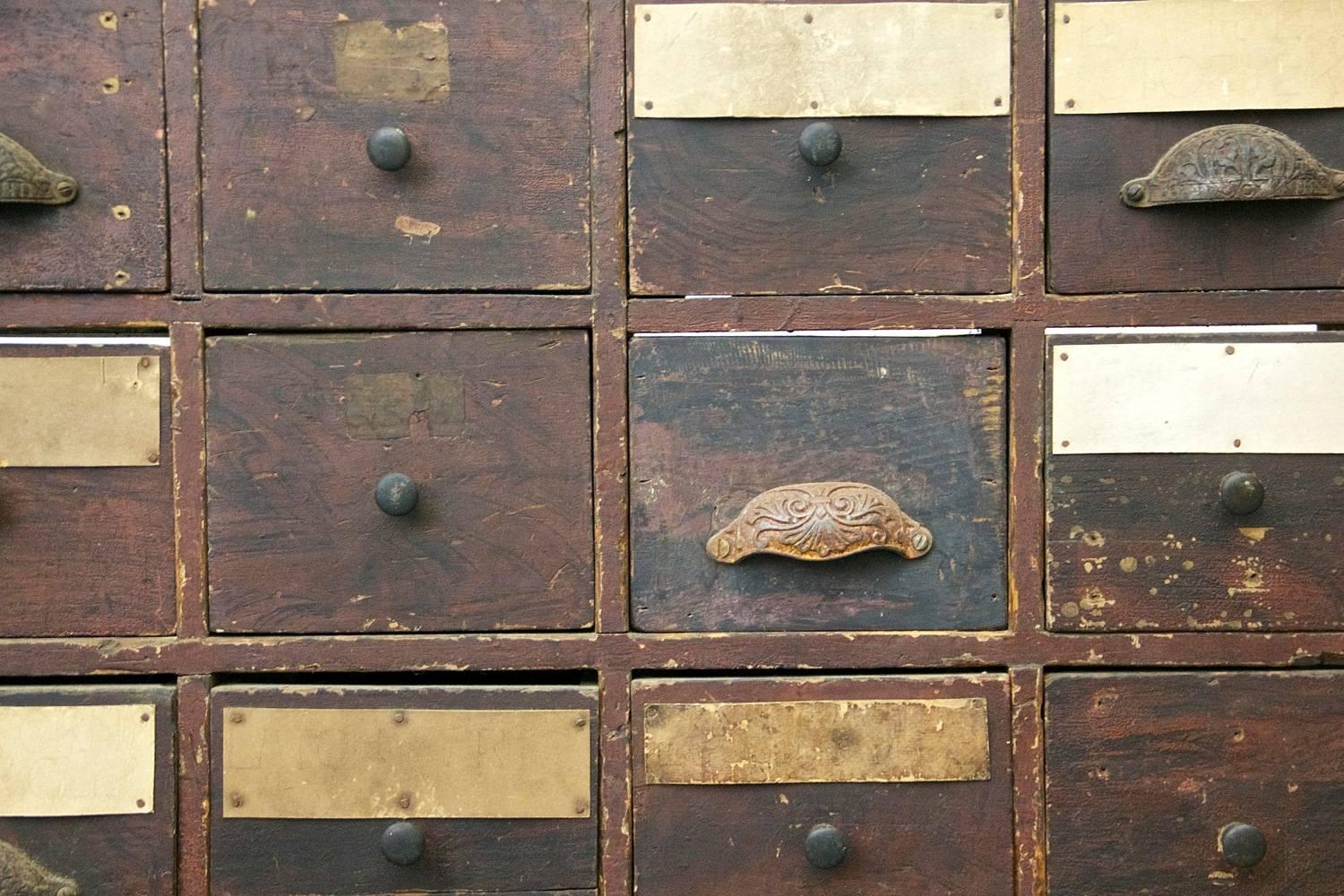 19th Century Bank of Drawers 2